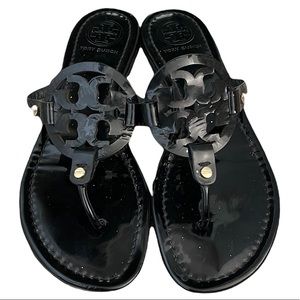 Tory Burch black miller sandals